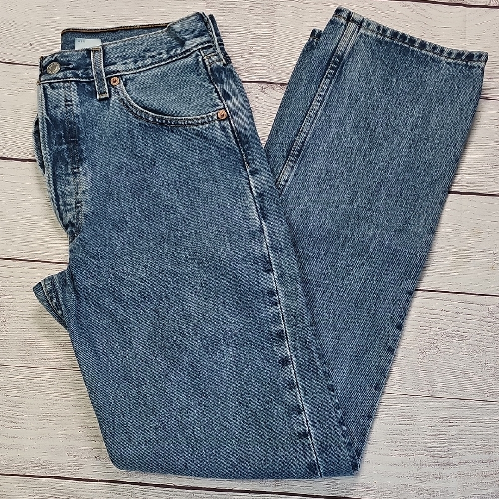 Levi's 30x32 Vintage Straight Blue Jeans, Button Up